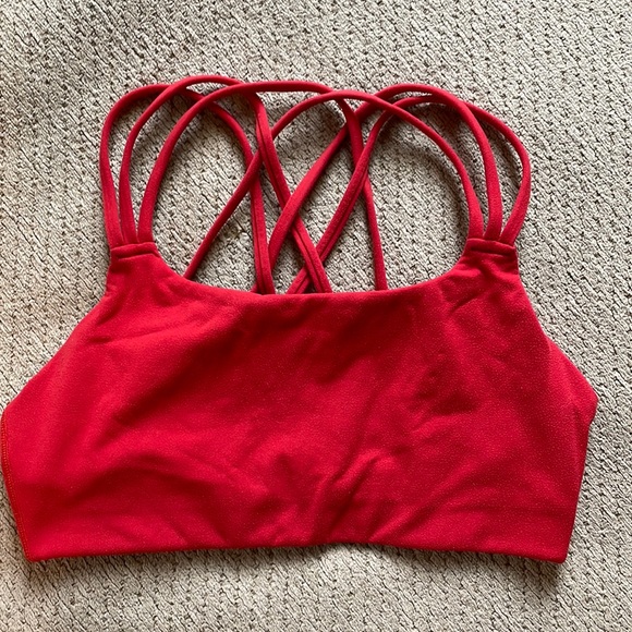 Athleta Small Red Sports Bra - Picture 1 of 4